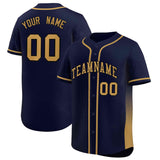 Custom Clssic Style Baseball Jersey Gardient Side Printed Name Number Personalized Baseball T-shirt