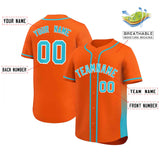 Custom Clssic Style Baseball Jersey Gardient Side Printed Name Number Soft Sport Breathalbe Shirt