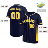 Custom Clssic Style Baseball Jersey Gardient Side Printed Name Number Soft Sport Breathalbe Shirt