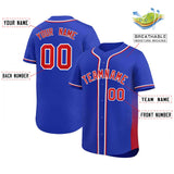 Custom Clssic Style Baseball Jersey Gardient Side Printed Name Number Soft Sport Breathalbe Shirt