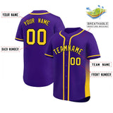 Custom Clssic Style Baseball Jersey Gardient Side Printed Name Number Soft Sport Breathalbe Shirt