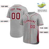 Custom Clssic Style Baseball Jersey Gardient Side Printed Name Number Breathable Outdoor Sports Shirts