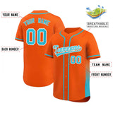 Custom Clssic Style Baseball Jersey Gardient Side Printed Name Number Sport Jersey