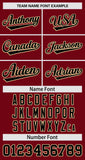 Custom Clssic Style Baseball Jersey Gardient Side Printed Name Number Sports Uniform