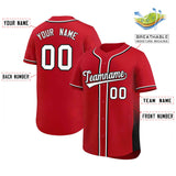 Custom Clssic Style Baseball Jersey Gardient Side Printed Name Number Sports Uniform