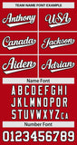 Custom Clssic Style Baseball Jersey Gardient Side Printed Name Number Sports Uniform