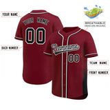 Custom Clssic Style Baseball Jersey Gardient Side Printed Name Number Sports Uniform