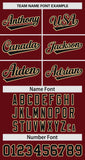 Custom Clssic Style Baseball Jersey Gardient Side Printed Name Number Sports Uniform