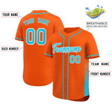 Custom Clssic Style Baseball Jersey Gardient Side Printed Name Number Sport Breathalbe Jersey