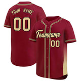 Custom Clssic Style Baseball Jersey Gardient Side Printed Name Number Breathable Soft Uniform