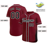 Custom Clssic Style Baseball Jersey Gardient Side Printed Name Number Breathable Soft Uniform