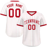 Custom Stripe Fashion Pullover Baseball Jersey Printed or Stitched Name Number