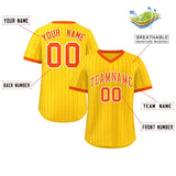 Custom Stripe Fashion Pullover Baseball Jersey Personalized Your Style for Men