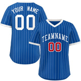 Custom Stripe Fashion Pullover Baseball Jersey Personalized Name Number