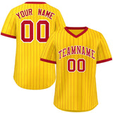 Custom Stripe Fashion Pullover Baseball Jersey Personalized Your Style for Men