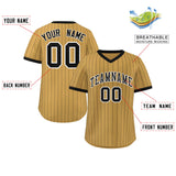 Custom Stripe Fashion Pullover Baseball Jersey Personalized Name Number