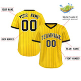 Custom Stripe Fashion Pullover Baseball Jersey Personalized Your Style for Men