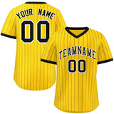 Custom Stripe Fashion Pullover Baseball Jersey Personalized Your Style for Men