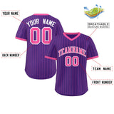 Custom Stripe Fashion Pullover Baseball Jersey Printed or Stitched Logo Big Size