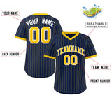 Custom Stripe Fashion Pullover Baseball Jersey Personalized Your Style for Men