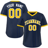 Custom Stripe Fashion Pullover Baseball Jersey Personalized Your Style for Men