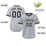 Custom Stripe Fashion Pullover Baseball Jersey Personalized Your Style for Men