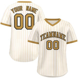 Custom Stripe Fashion Pullover Baseball Jersey Personalized Name Number