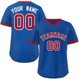 Custom Fashion Stripe Pullover Baseball Jersey Personalized Name Big Size