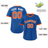 Custom Fashion Stripe Pullover Baseball Jersey Personalized Name/Number