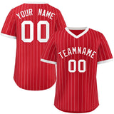 Custom Fashion Stripe Pullover Baseball Jersey Printed or Stitched Name for Men