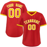 Custom Fashion Stripe Pullover Baseball Jersey Personalized Name Big Size