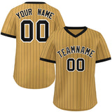 Custom Fashion Stripe Pullover Baseball Jersey Printed or Stitched Name for Men