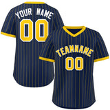 Custom Fashion Stripe Pullover Baseball Jersey Personalized Name/Number