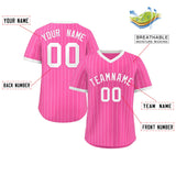 Custom Fashion Stripe Pullover Baseball Jersey Personalized Your Style