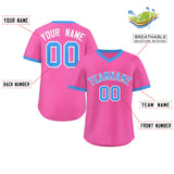 Custom Fashion Stripe Pullover Baseball Jersey Personalized Your Style