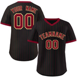 Custom Fashion Stripe Pullover Baseball Jersey Printed or Stitched Name for Adults