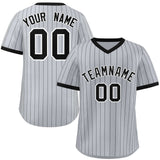 Custom Fashion Stripe Pullover Baseball Jersey Personalized Name/Number