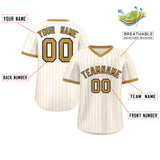 Custom Fashion Stripe Pullover Baseball Jersey Printed or Stitched Name for Men