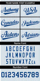 Custom Fashion Pullover Stripe Baseball Jersey Personalized Name Number