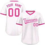 Custom Fashion Pullover Stripe Baseball Jersey Printed or Stitched Classic Style for Men