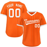 Custom Fashion Pullover Stripe Baseball Jersey Personalized Name Number