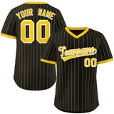 Custom Fashion Pullover Stripe Baseball Jersey Printed or Stitched Logo Big Size