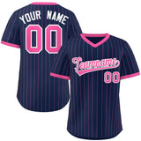 Custom Fashion Pullover Stripe Baseball Jersey Personalized Name Number