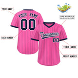 Custom Fashion Pullover Stripe Baseball Jersey Printed or Stitched Name Number