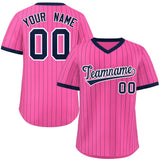 Custom Fashion Pullover Stripe Baseball Jersey Printed or Stitched Name Number