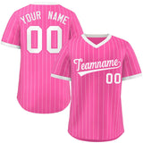 Custom Fashion Pullover Stripe Baseball Jersey Printed or Stitched Logo for Men