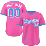 Custom Fashion Pullover Stripe Baseball Jersey Printed or Stitched Logo for Men