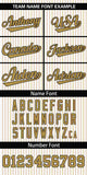 Custom Fashion Pullover Stripe Baseball Jersey Personalized Name Number