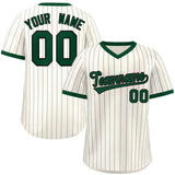 Custom Fashion Pullover Stripe Baseball Jersey Printed or Stitched Name Number