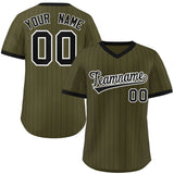 Custom Fashion Pullover Stripe Baseball Jersey Personalized Name Number